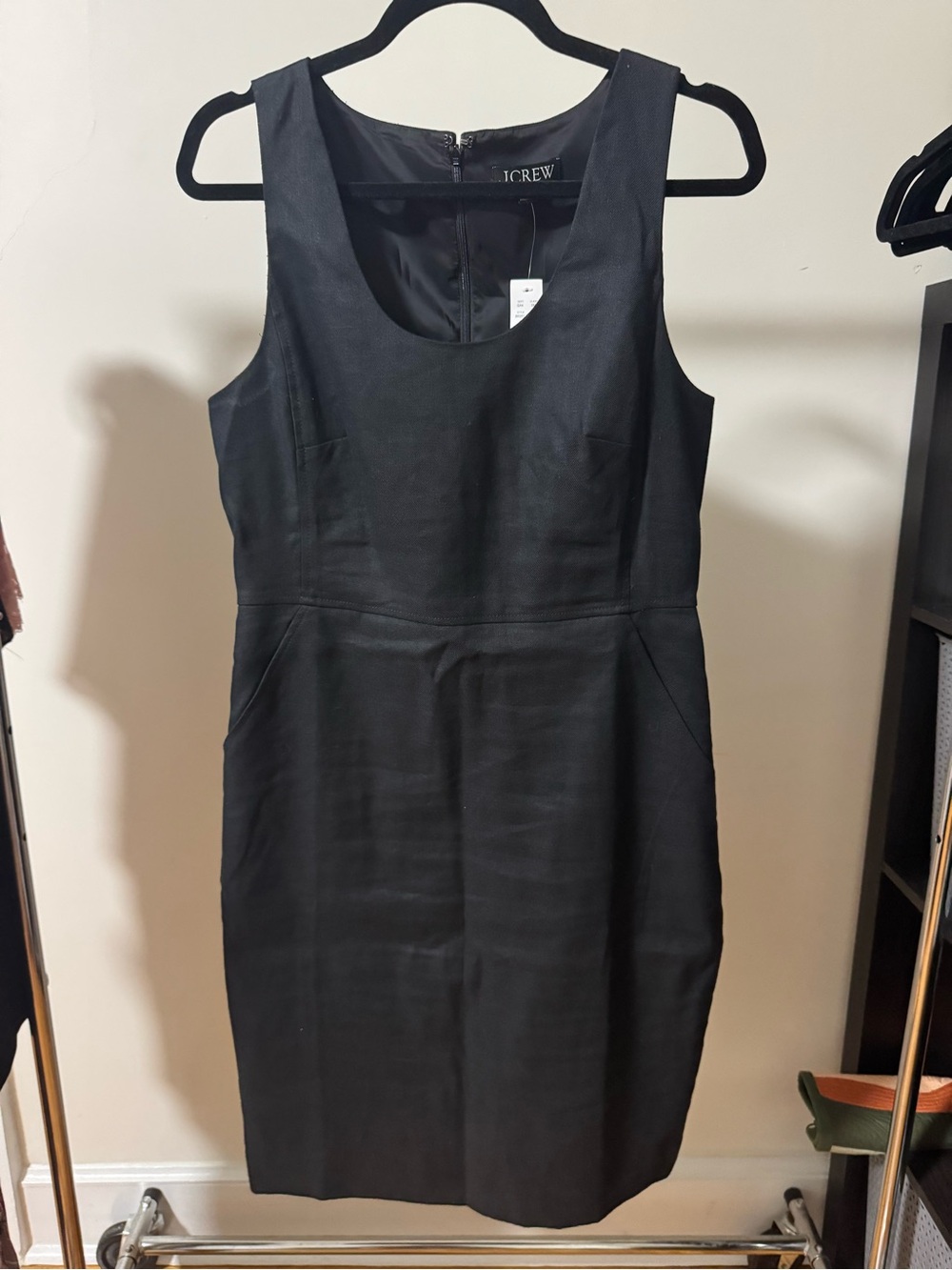 J. Crew Black Sleeveless Dress